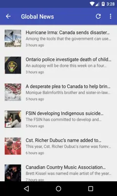 Canada News Live Free android App screenshot 2